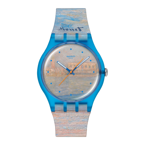 莫奈《威尼斯总督府》主题手表,SWATCH X GUGGENHEIM,￥840