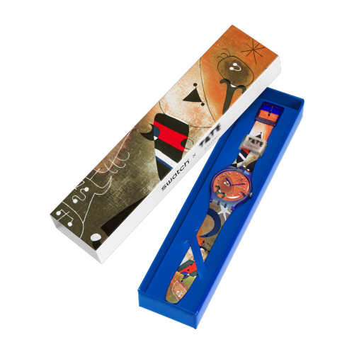 米罗《月光下的女人与鸟》主题手表,艺术合作系列,￥840