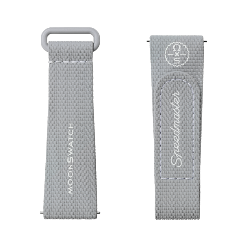 MOONSWATCH橡胶表带 深灰/灰,BIOCERAMIC MOONSWATCH,￥340