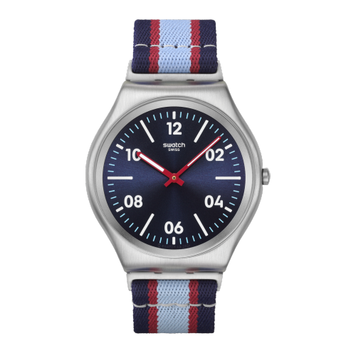 海蓝条纹,Swatch Essentials,￥1,560