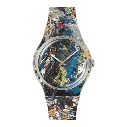 波洛克《炼金术》主题手表,SWATCH X GUGGENHEIM,￥840