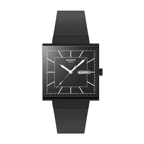 WHAT IF…纯黑？,Swatch Essentials,￥840