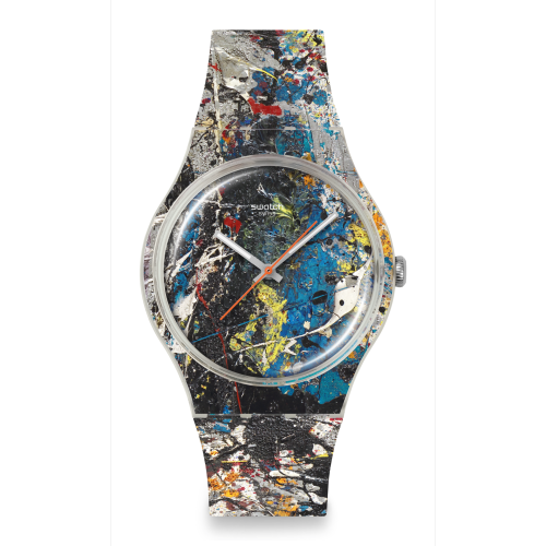 波洛克《炼金术》主题手表,SWATCH X GUGGENHEIM,￥840