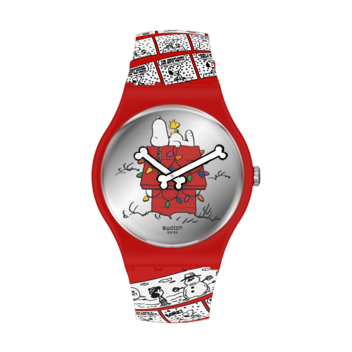 圣诞史努比,Swatch X Peanuts 系列,￥1,260