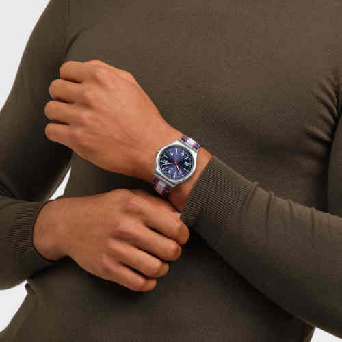 海蓝条纹,Swatch Essentials,￥1,560