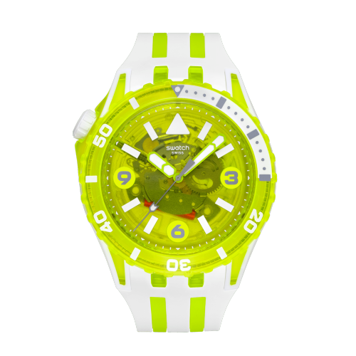 暖黄潜航,SWATCH SCUBAQUA,￥1,180