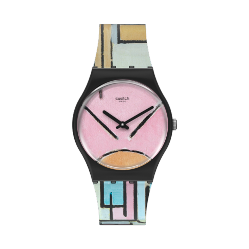 《椭圆的彩色平板》,Swatch x MoMA特别款腕表,￥670