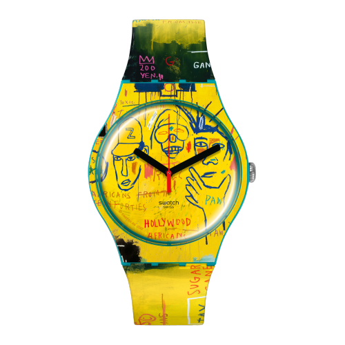 让‧米歇尔‧巴斯奎特《好莱坞非洲人》主题手表,艺术合作系列,￥840