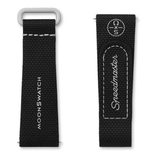 MOONSWATCH橡胶表带 浅黑/灰,BIOCERAMIC MOONSWATCH,￥340