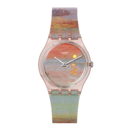 《月光下的女人与鸟》主题手表￥840swatch x tate gallery夏加尔