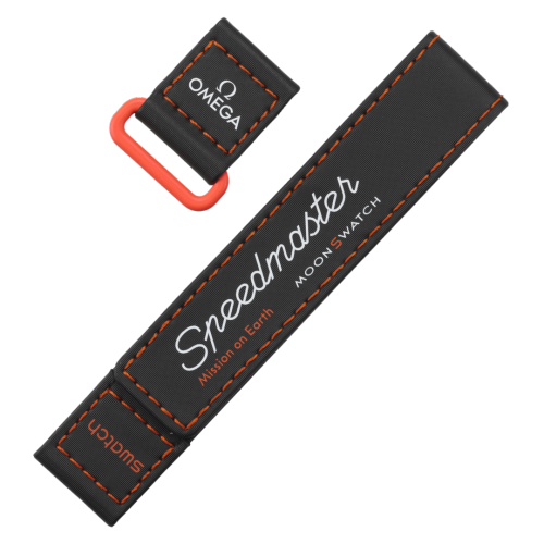 MISSION ON EARTH-LAVA 熔岩款/ VELCRO®表带,BIOCERAMIC MOONSWATCH,￥295