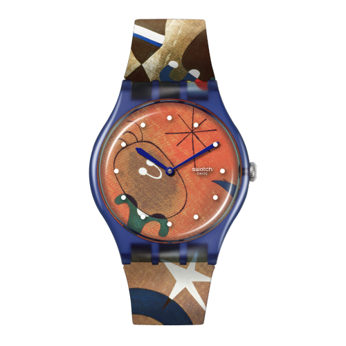 米罗《月光下的女人与鸟》主题手表,艺术合作系列,￥840