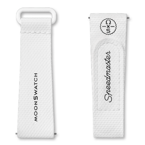 MOONSWATCH橡胶表带 白/白,BIOCERAMIC MOONSWATCH,￥340