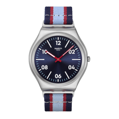 海蓝条纹,Swatch Essentials,￥1,560